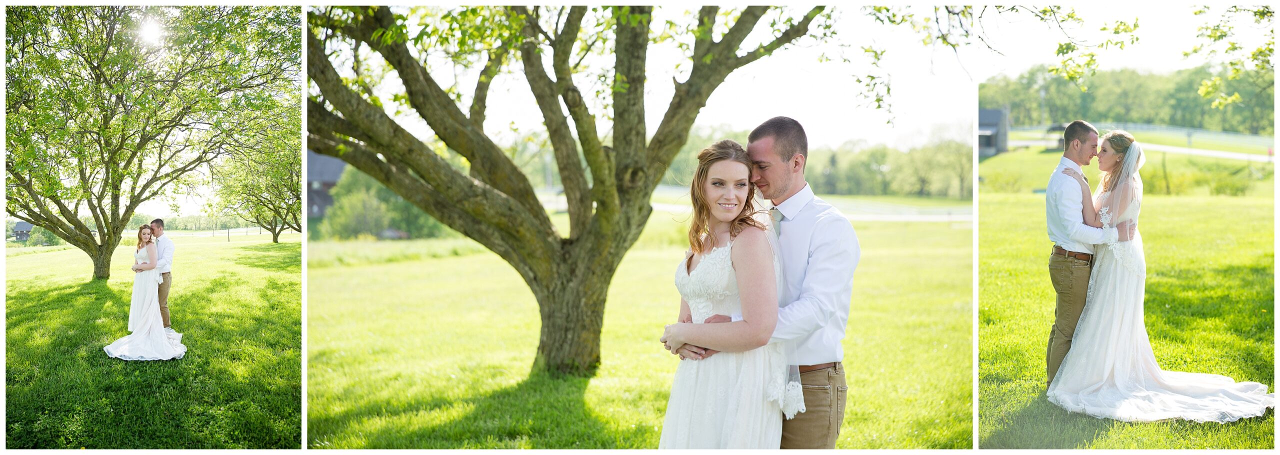 wedding portraits at Cooper's Ridge in Boonville Mo by Bella Faith photography 