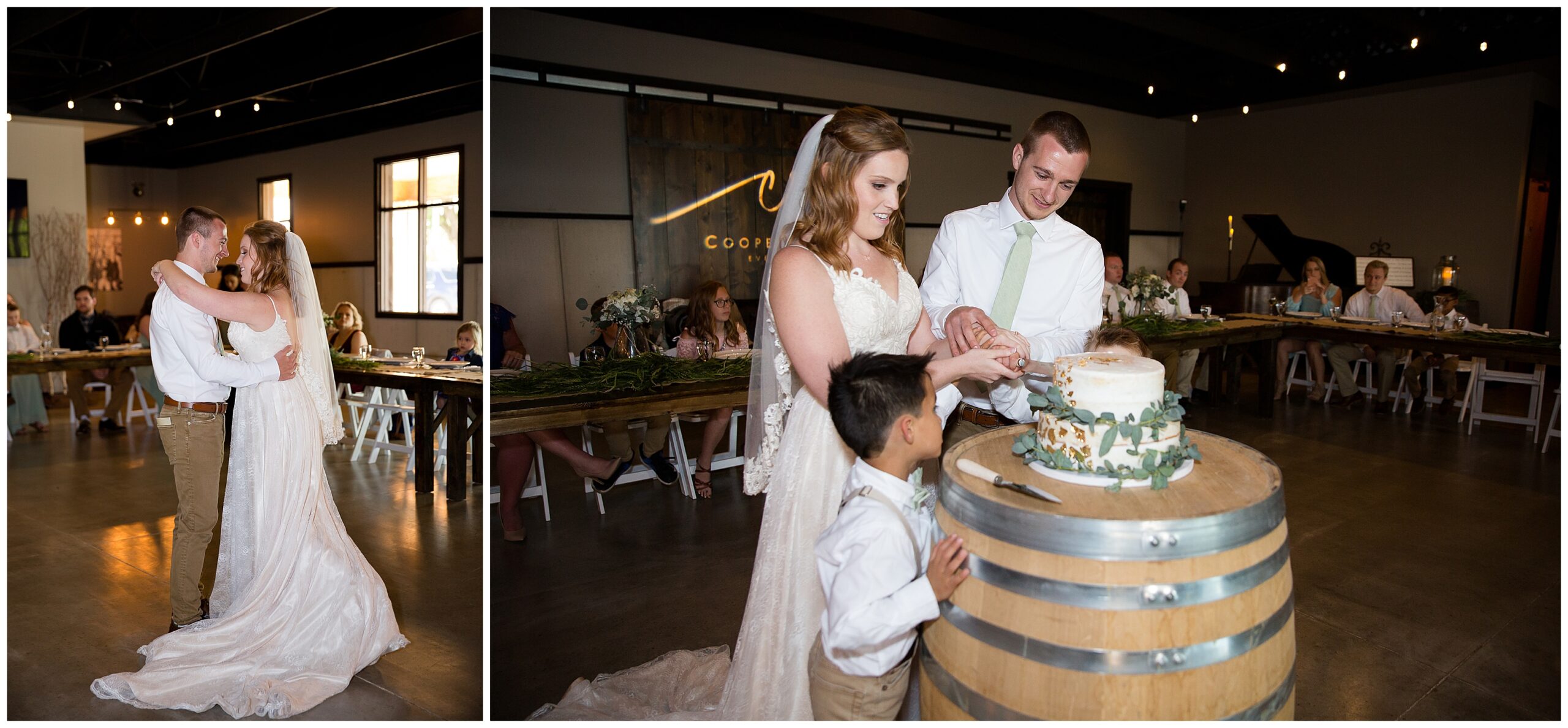 Micro wedding reception at Cooper's Ridge in Boonville Mo by Bella Faith photography 