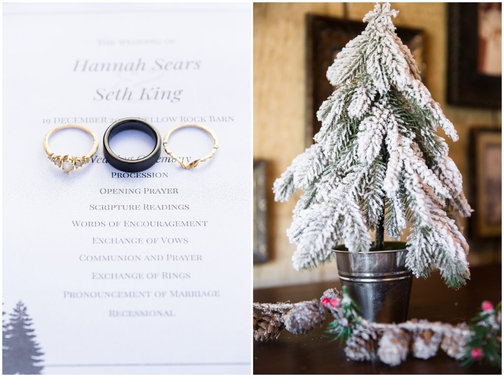wedding rings on invitation photography by Bella Faith Photography