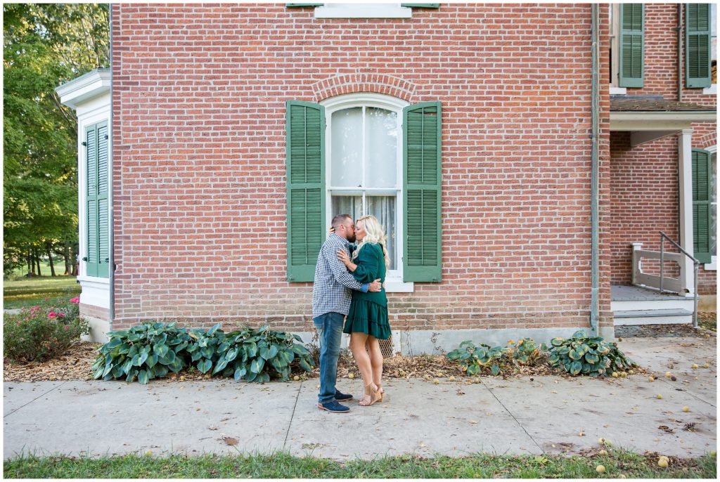 Boone County History Center Engagement Session by Bella Faith photography 