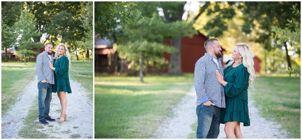romantic engagement session in Columbia MO by Bella Faith Photography
