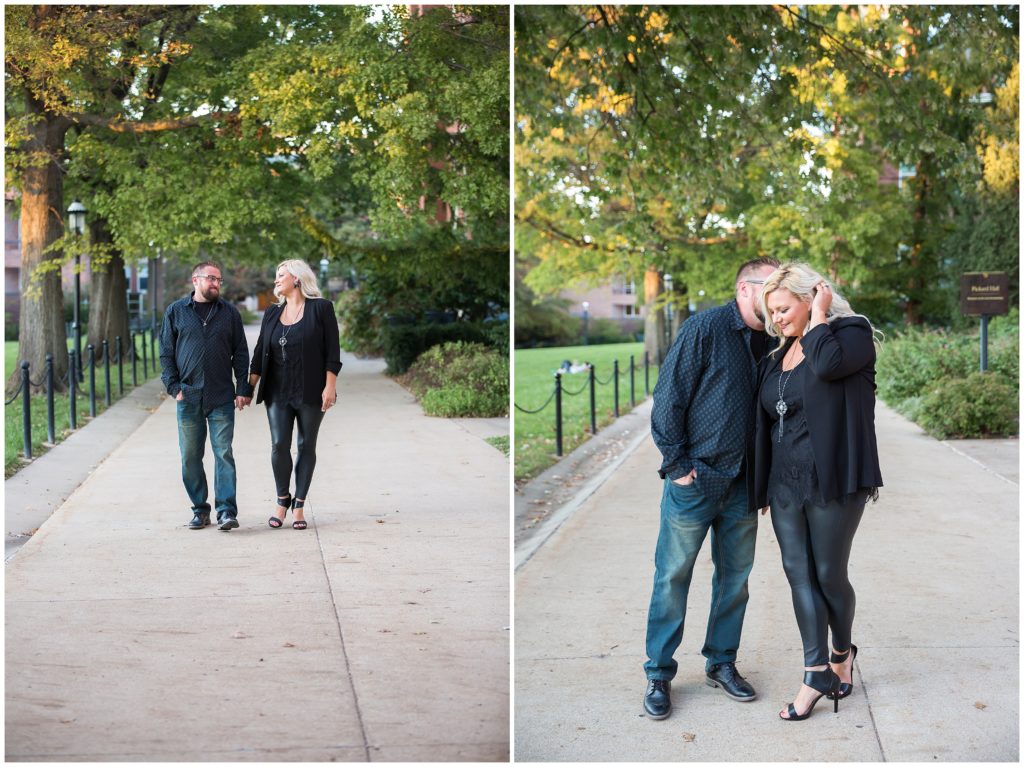 Engagement session at the University of Missouri in Columbia by Bella Faith Photgraphy