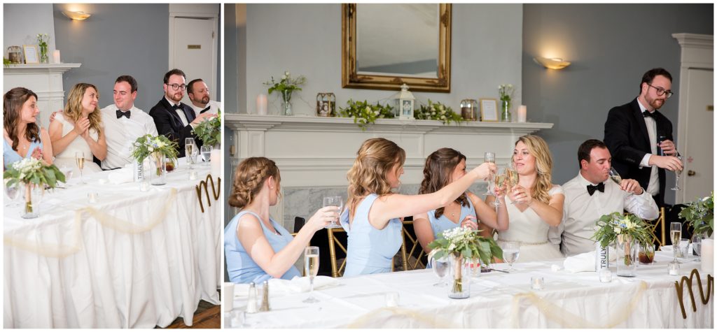 wedding reception by Bella Faith photography at columbia Country club in Columbia, Mo