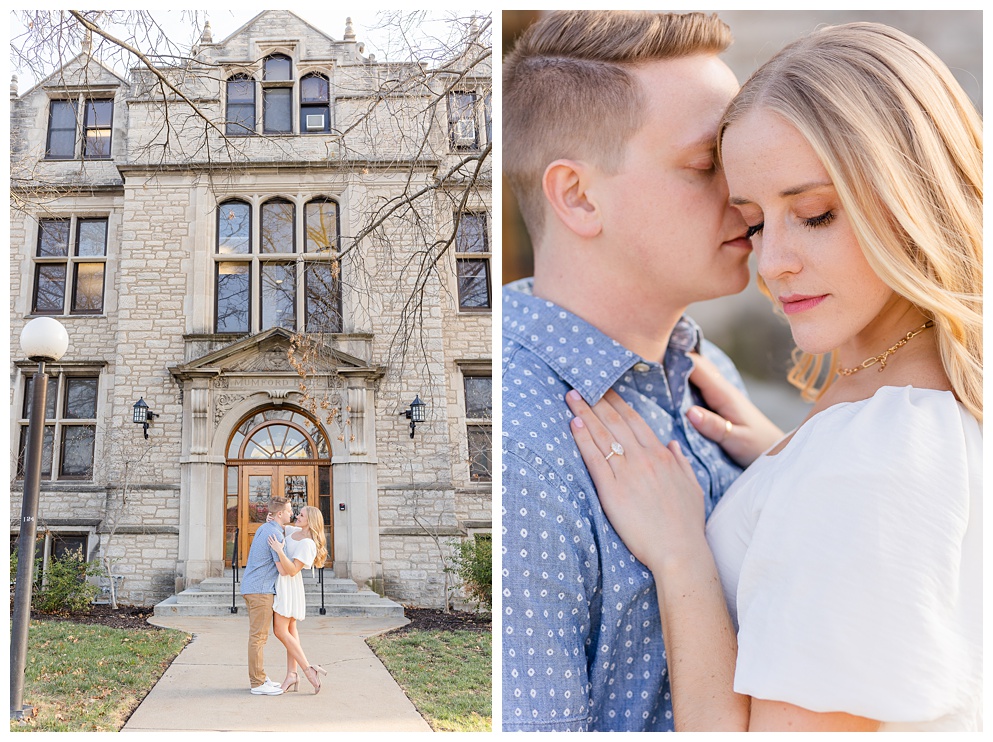 Mizzou engagement photography session 