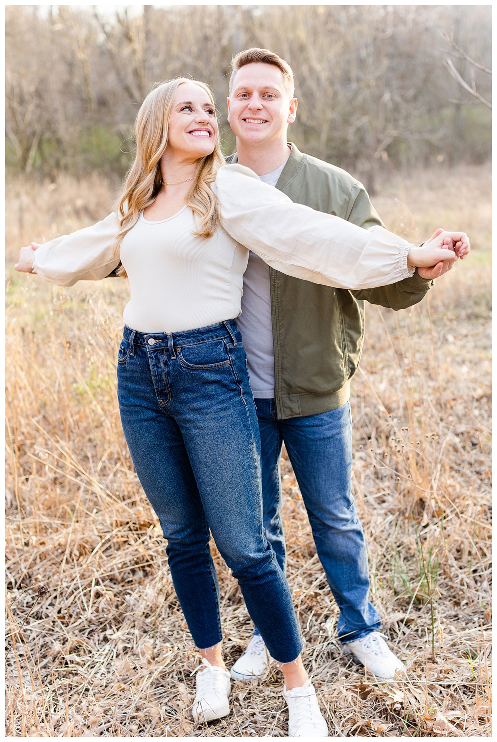 Engagement photography at Capen Park in Columbia Missouri