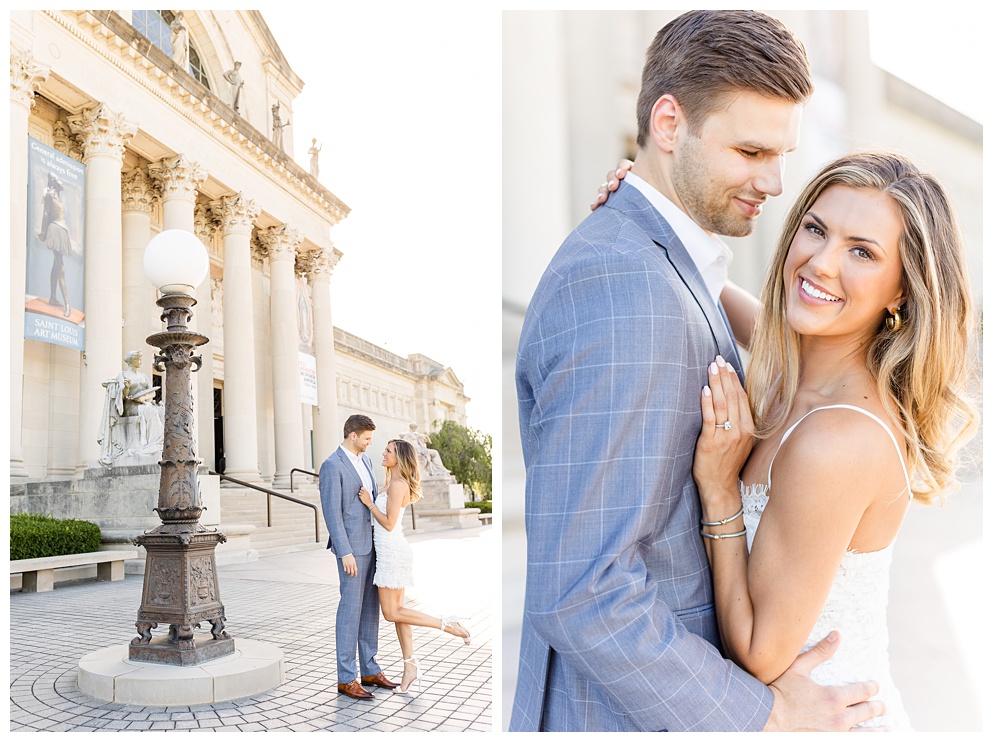 St. Louis Art Museum Engagement photography