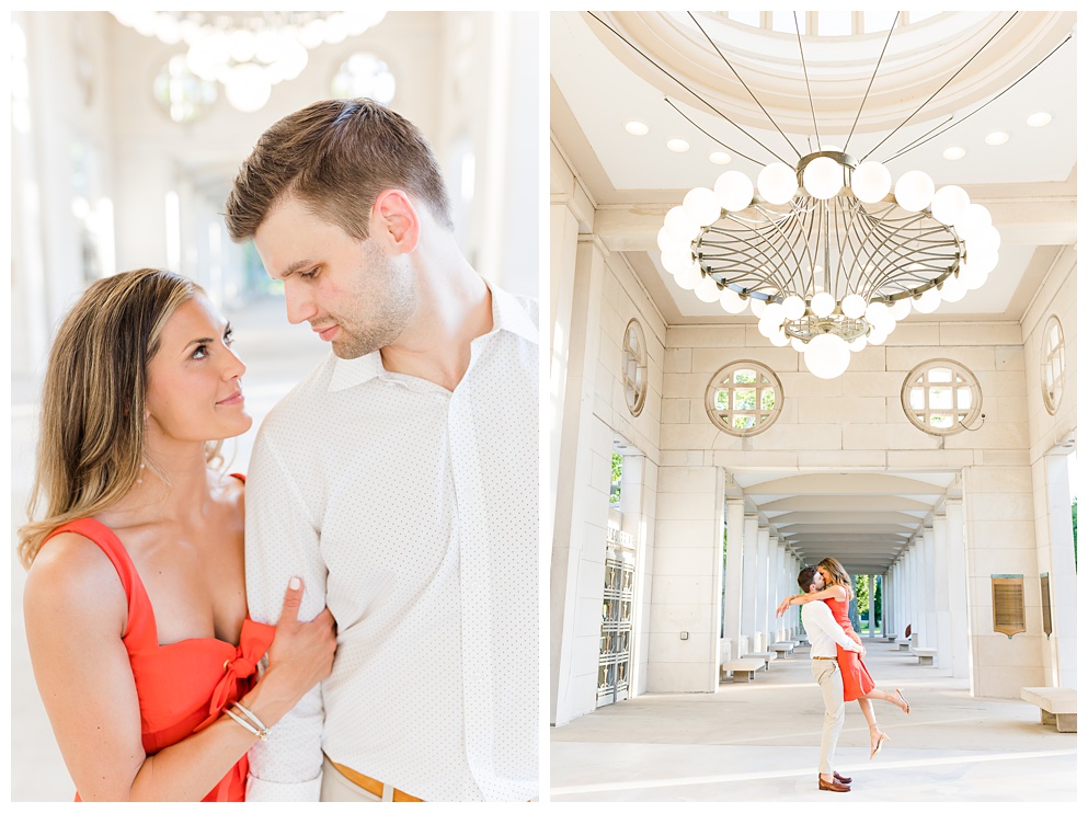 Engagement Photography at The Muny in St. Louis Missouri