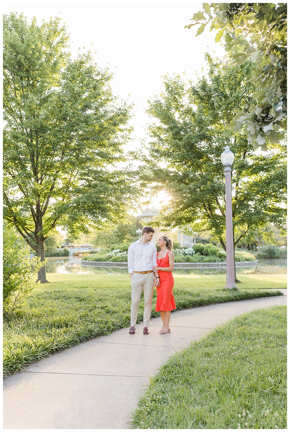 Engagement Photography at The Muny in St. Louis Missouri