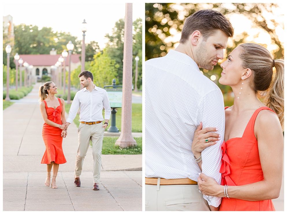 Engagement Photography at The Muny in St. Louis Missouri