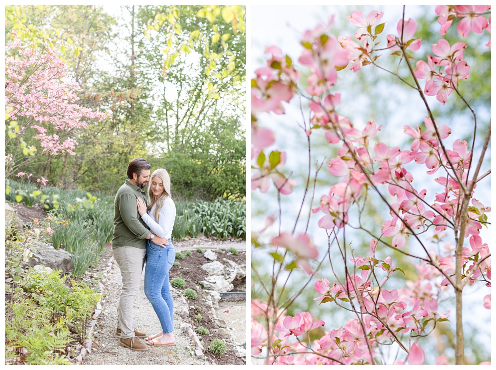 St. Louis Missouri Spring engagement photos