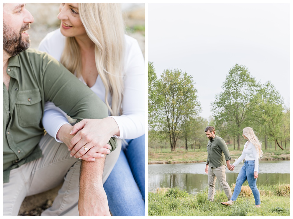 Forest Park engagement photography