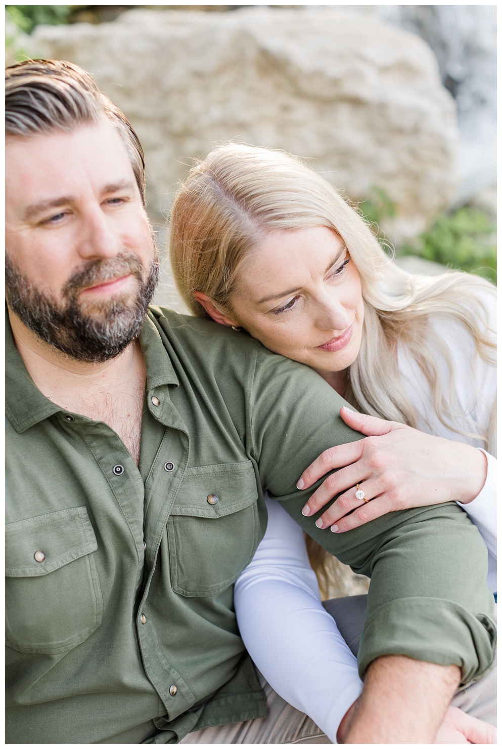 Engagement photos in Forest Park St. Louis Missouri