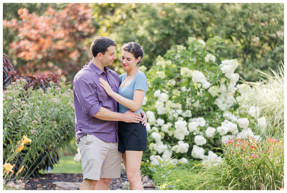 Proposal photos at Shelter Gardens Columbia Missouri