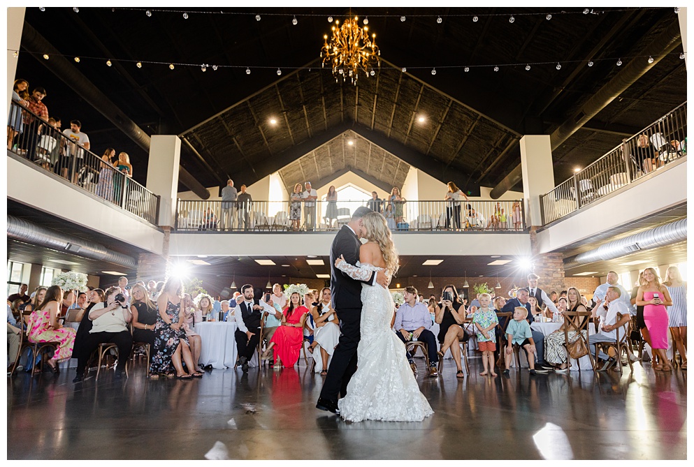 Wedding at Capital Bluffs Event center Jefferson City Missouri