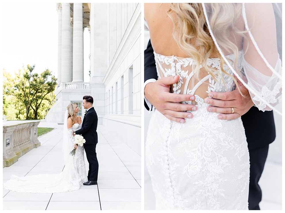 Wedding photos Jefferson City State capitol