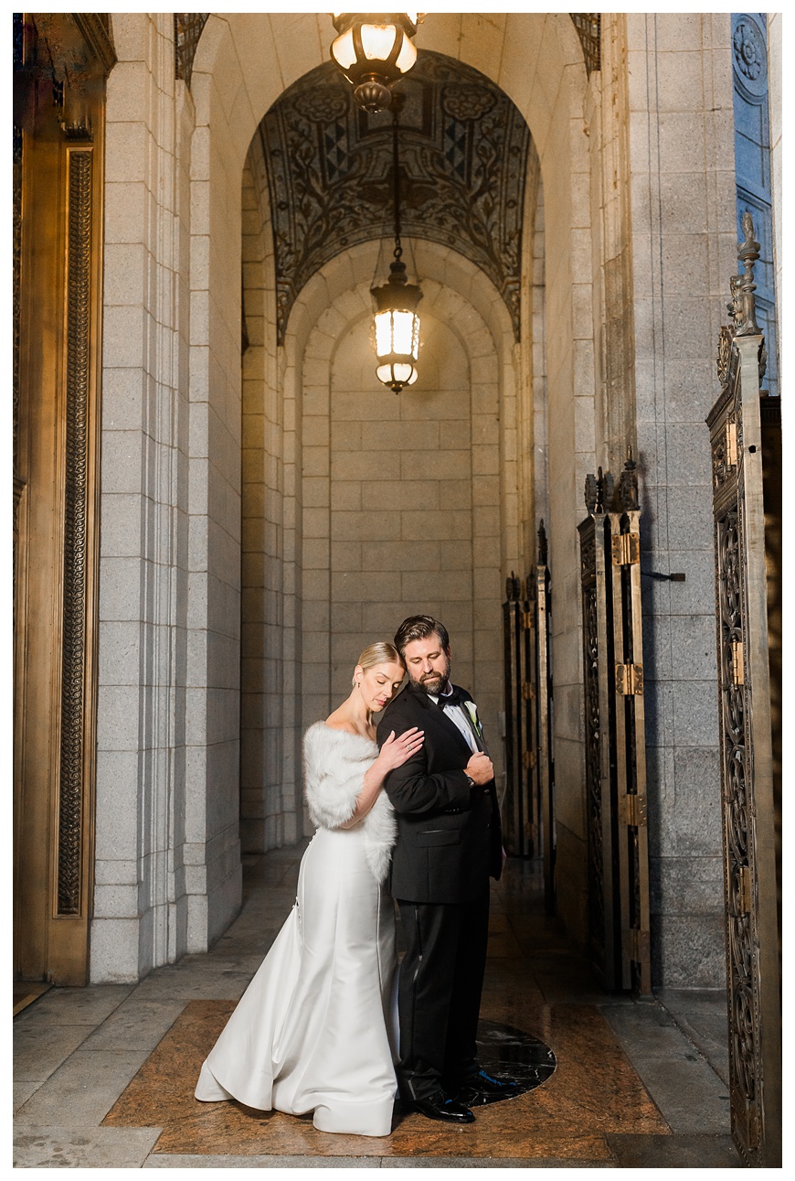 Wedding photos at The St. Louis Public Library