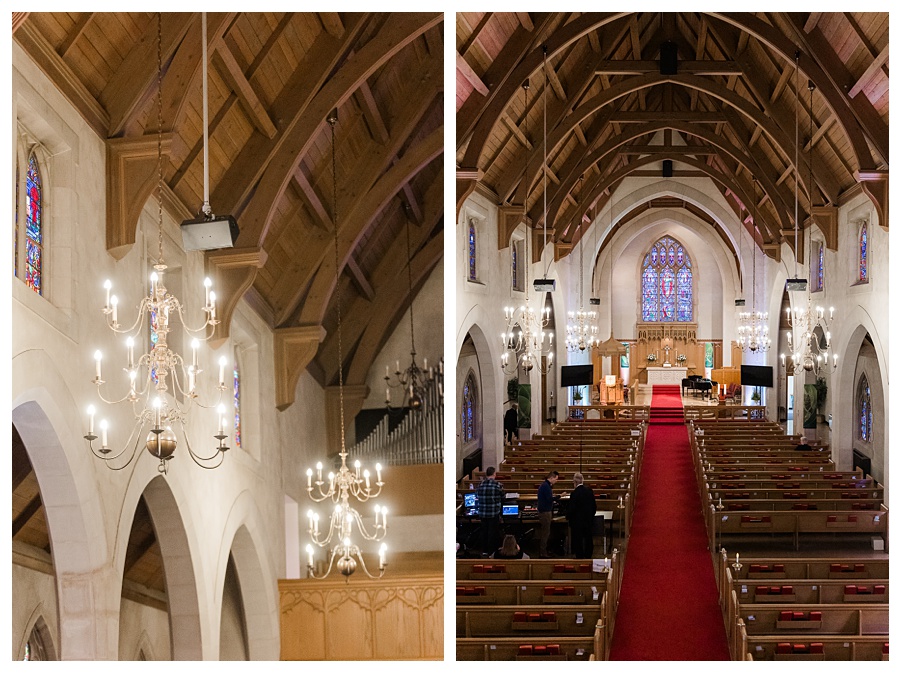 Wedding at Webster Hills United Methodist church in Webster Groves Missouri